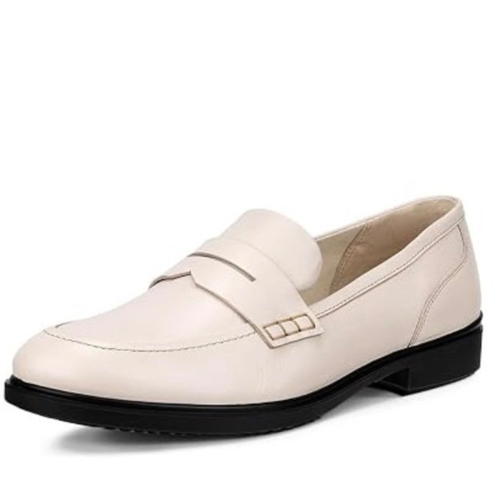 Nordstrom Nola Lafayette Leather Penny Loafers Off White Cream Womens 10M
